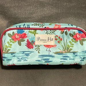 Primrose Hill of London Beautiful Turquoise and Bright Pink Cosmetic Bag